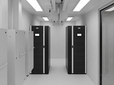 Batterieraum mit USV und Notstromversorgung